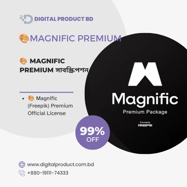 Magnific AI Subscription in Bangladesh | Digital Product BD