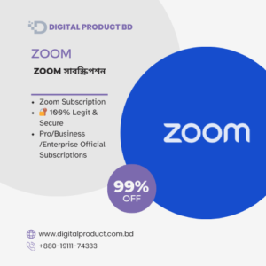 Zoom Premium subscription (Pro/Business/Enterprise) official & secure — Digital Product BD Bangladesh