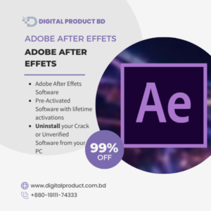 Buy Adobe After Effects Pre-Activated in BD | Digital Product BD