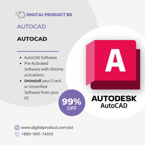 AutoCAD 2026 Genuine License Key and Software Download - Digital Product BD