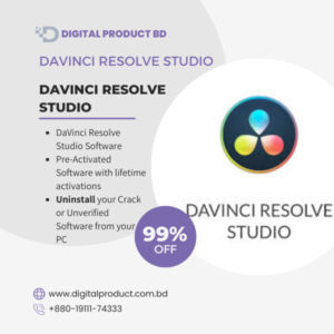 DaVinci Resolve Studio Professional Color Grading Software - Digital Product BD