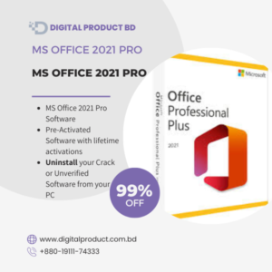 MS Office 2021 Pro Genuine License Key - Digital Product BD