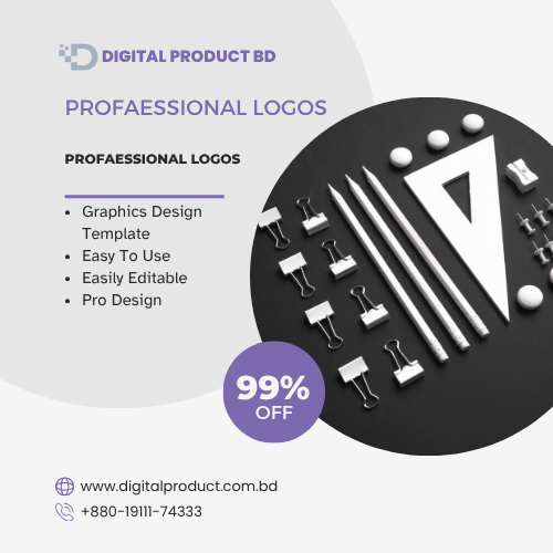First and foremost, the premium Profaessional logos digital design bundle is available at Digital Product BD.