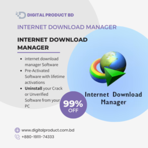 Genuine Internet Download Manager (IDM) Lifetime Serial Key - Buy at Digital Product BD
