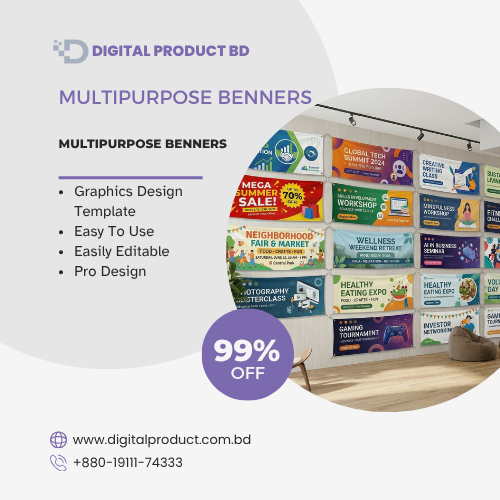 First and foremost, premium multipurpose benners digital subscription available at Digital Product BD.