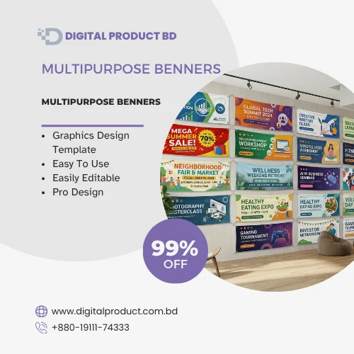 First and foremost, premium multipurpose benners digital subscription available at Digital Product BD.