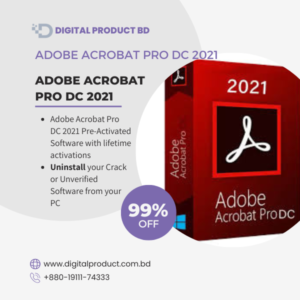 Buy Adobe Acrobat Pro DC 2021 Pre-Activated in BD | Digital Product BD