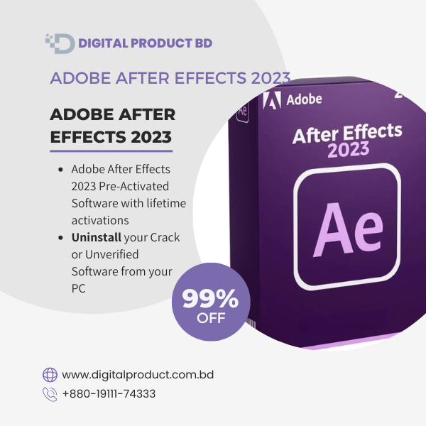 Buy Adobe After Effects 2023 Pre-Activated in BD | Digital Product BD