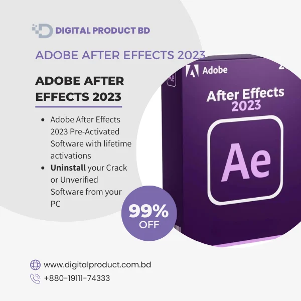 Buy Adobe After Effects 2023 Pre-Activated in BD | Digital Product BD
