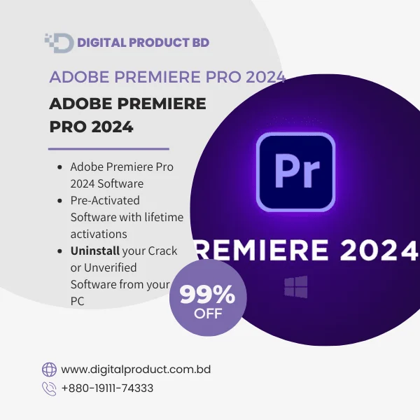Buy Genuine Adobe Premiere Pro 2024 PC Software - Best Video Editing Tool at Digital Product BD