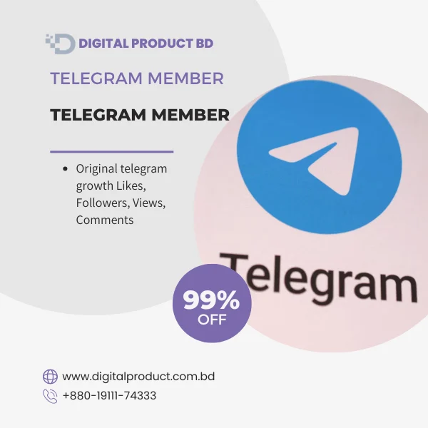Telegram Members, Views & Reactions | Digital Product BD