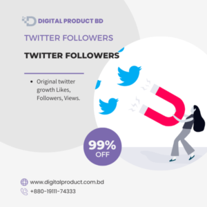 Twitter Followers, Likes & Views – Digital Product BD