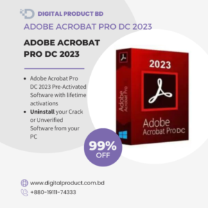 Download Adobe Acrobat Pro DC 2023 pre-activated full version from Digital Product BD.