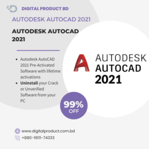 Autodesk AutoCAD 2021 Pre-Activated Lifetime License - Digital Product BD