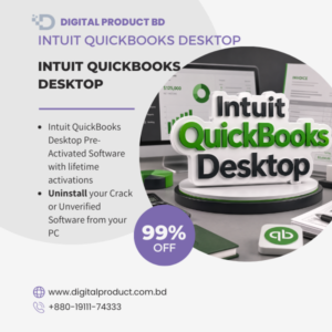 Intuit QuickBooks Desktop Pre-Activated Full Version Software Download - Digital Product BD