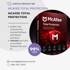 McAfee Total Protection digital download and license from Digital Product BD