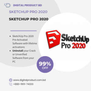 SketchUp Pro 2020 Pre-Activated Lifetime License - Digital Product BD