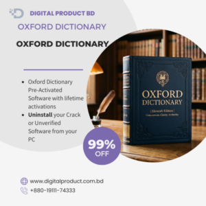 Oxford Dictionary Pre-Activated PC Software Full Version - Digital Product BD