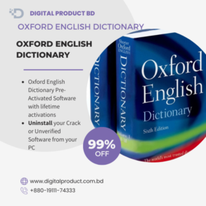 Oxford English Dictionary pre-activated premium software for PC - instant digital download from Digital Product BD.