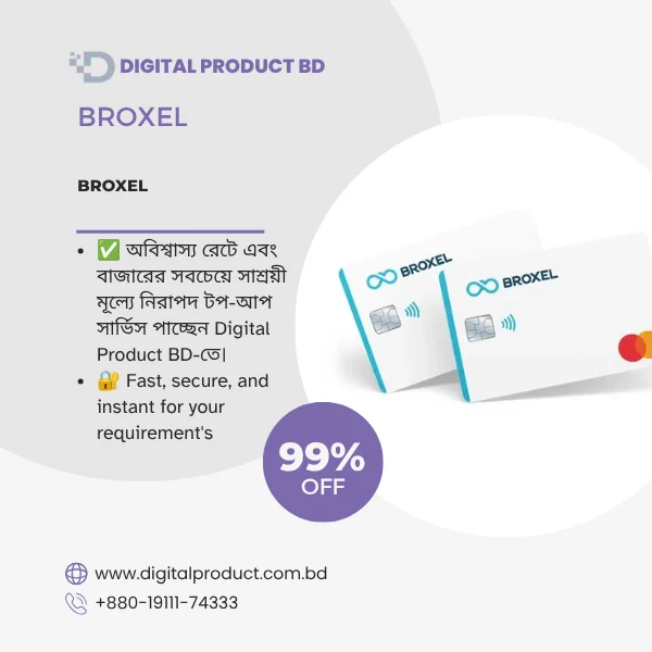 Broxel online payment service available at Digital Product BD for secure digital transactions