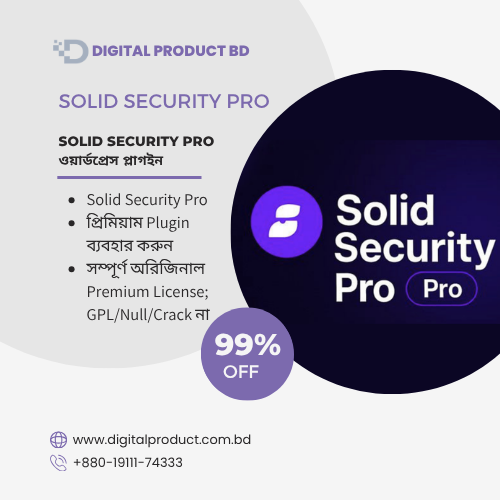 Solid Security Pro WordPress vulnerability scanner and protection plugin download from Digital Product BD