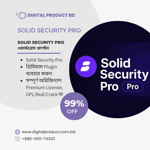 Solid Security Pro WordPress vulnerability scanner and protection plugin download from Digital Product BD
