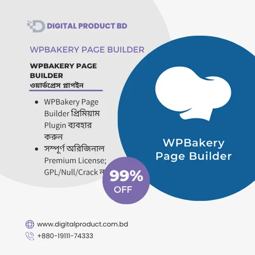 WPBakery Page Builder drag-and-drop WordPress plugin available at Digital Product BD