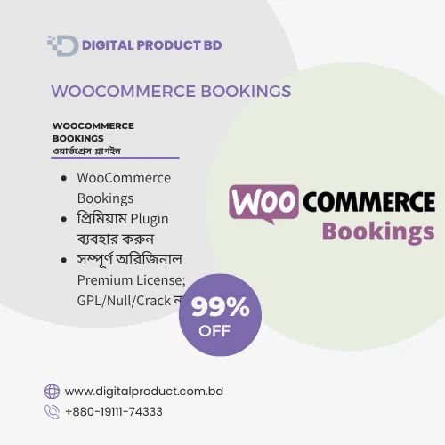 WooCommerce Bookings WordPress appointment scheduling plugin download from Digital Product BD