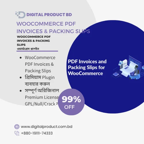 WooCommerce PDF Invoices and Packing Slips Plugin - Automate WooCommerce Billing by Digital Product BD